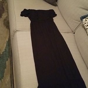 Black maxi dress